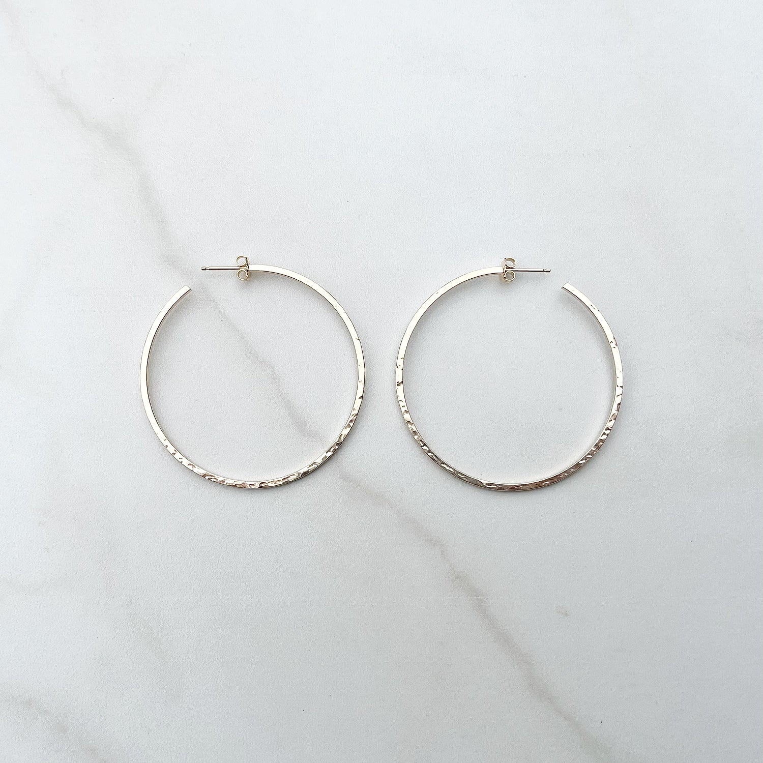 Big hot sale hoops gold